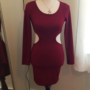 Long Sleeve Fitted Dress